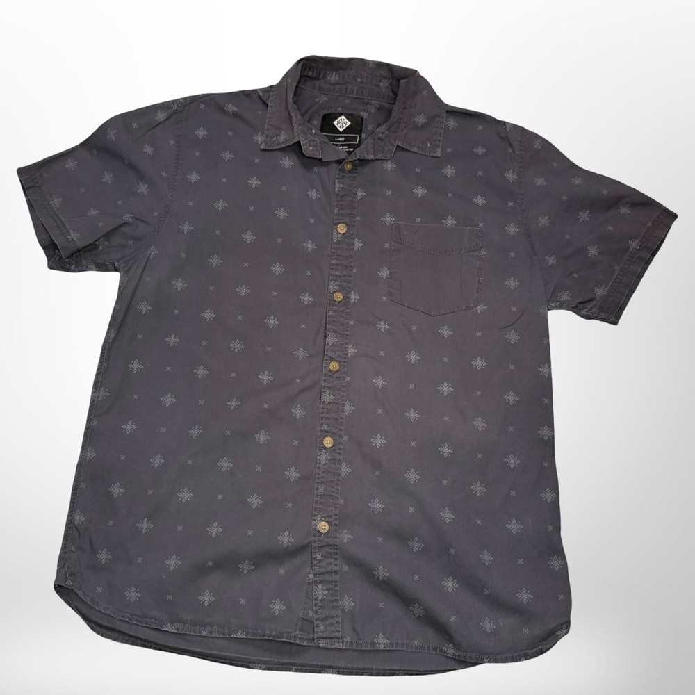 Cotton On Men's Navy Button Down Shirt